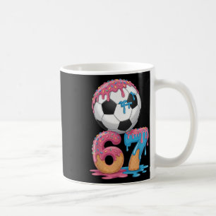 Voetbal Drip Nummer 67 Jongens Voetbalspeler 67 _1 Koffiemok
