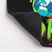 Voetbal Drip Smeltend Ijs Respecteer De Drip Jonge Muismat (Hoek)