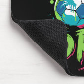 Voetbal Drip Smeltend Ijs Respecteer De Drip Jonge Muismat (Hoek)