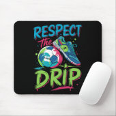 Voetbal Drip Smeltend Ijs Respecteer De Drip Jonge Muismat (Met muis)