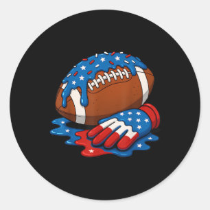 Voetbal Drip Wr Lineman Qb Rb Db Ijs 4de Van Ronde Sticker