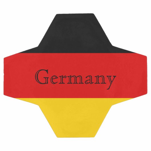 Voetbal Duitse vlag (Enkel)