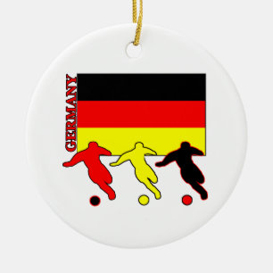 Voetbal Duitsland Keramisch Ornament