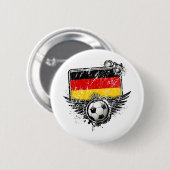 Voetbal Duitsland Ronde Button 5,7 Cm (Voorkant /achterkant)
