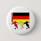Voetbal Duitsland Ronde Button 5,7 Cm (Voorkant)