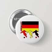 Voetbal Duitsland Ronde Button 5,7 Cm (Voorkant /achterkant)
