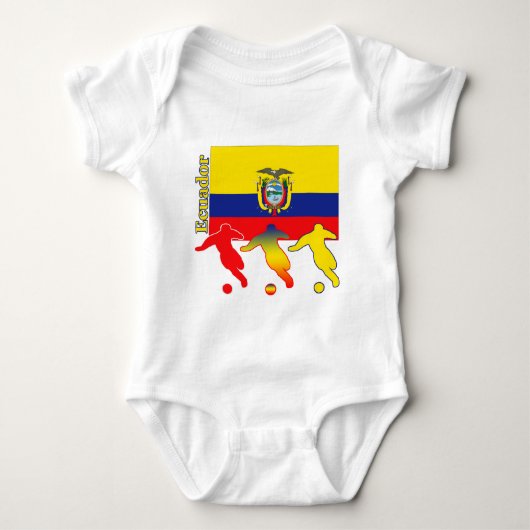 Voetbal Ecuador Romper (Voorkant)