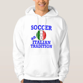 Voetbal een Italiaanse traditie Hoodie