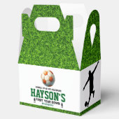 Voetbal Eerste Jaar Down 1e Verjaardagsfeest Bedankdoosjes (Geopend)