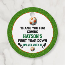 Voetbal Eerste Jaar Down 1e Verjaardagsfeest