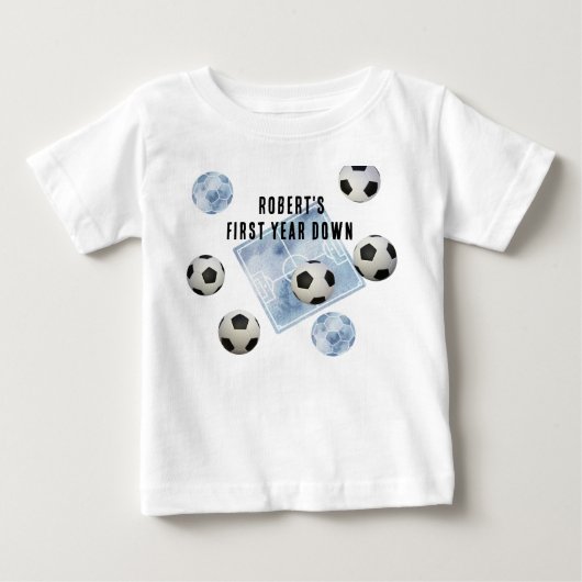 Voetbal Eerste Jaar Verjaardagsfeestje (Voorkant)