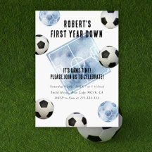 Voetbal Eerste Jaar Verjaardagsfeestje