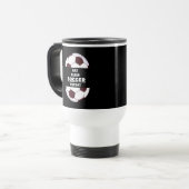 Voetbal. Eet, Slaap, Voetbal, Herhaal Reisbeker (Voorkant links)