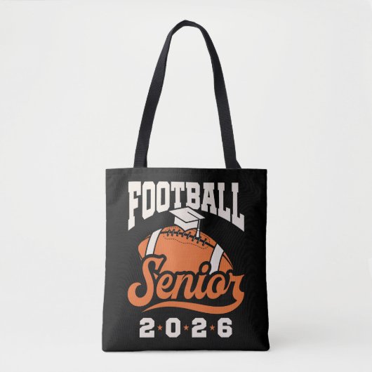 Voetbal eindexamenklas 2026 afstuderend tote bag (Voorkant)