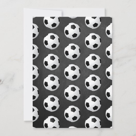 Voetbal Elke ouderdag Bedankkaart (Achterkant)