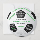 Voetbal Elke ouderdag Kaart (Voorkant)