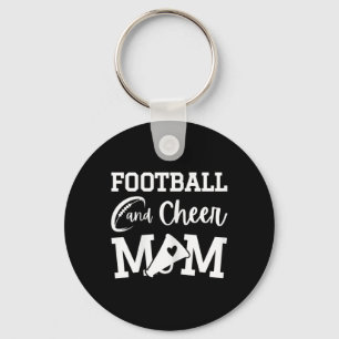 Voetbal En Cheer Moeder Groene Cheerleading Sleutelhanger