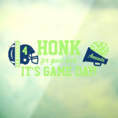 Voetbal en Cheer Speldag Raamsticker (Vel 3)