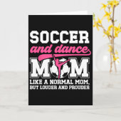 Voetbal En Dans Moeder Definitie Dansen En Voetbal Kaart (Gele Bloem)