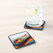 Voetbal en Football Dynamics Bier Onderzetter (Rechterzijde)