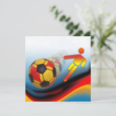 Voetbal en Football Dynamics Kaart (Staand voorkant)