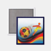 Voetbal en Football Dynamics Magneet (Voorkant / Achterkant)