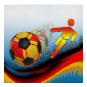 Voetbal en Football Dynamics Poster (Voorkant)