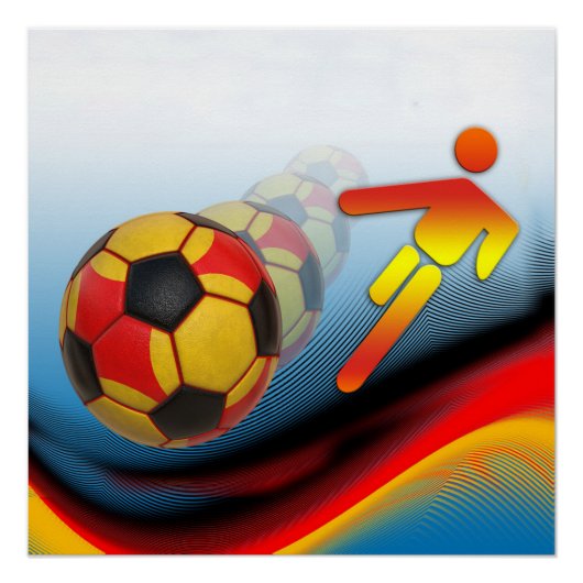 Voetbal en Football Dynamics Poster (Voorkant)