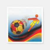 Voetbal en Football Dynamics Servetten (Voorkant)