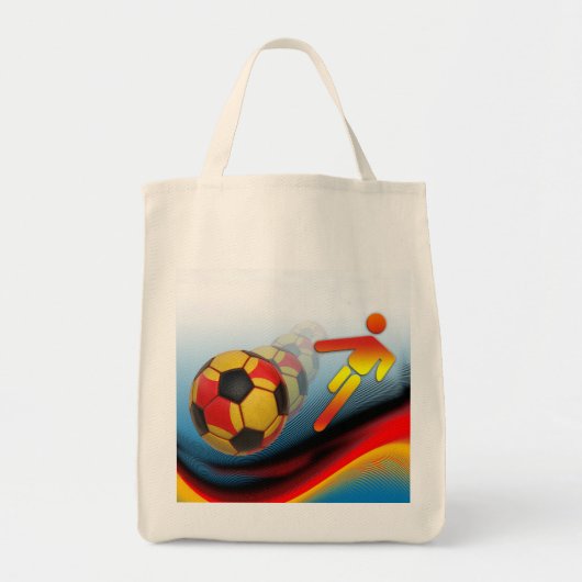 Voetbal en Football Dynamics Tote Bag (Voorkant)