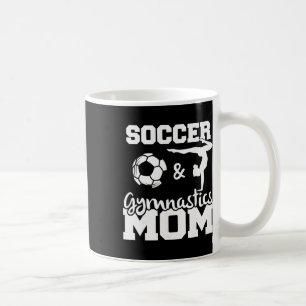 Voetbal en gymnastiek Moeder Grappige Voetballer G Koffiemok