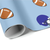 Voetbal en helmen cadeaupapier (Rol Hoek)