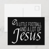 Voetbal en Jezus Briefkaart (Voorkant / Achterkant)