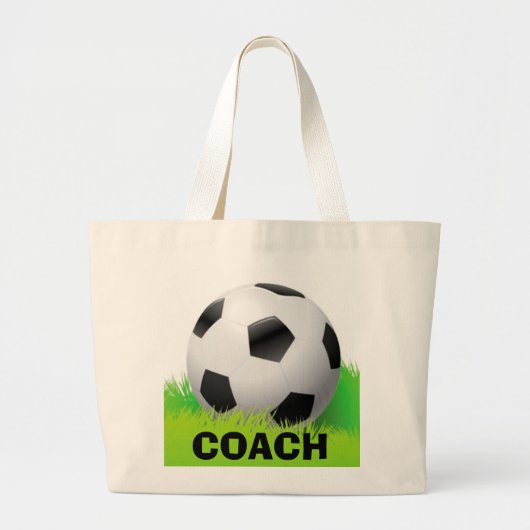 voetbal- en lakontwerp-canvas tas (Voorkant)