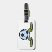Voetbal en lint Bagagelabels (Voorkant verticaal)