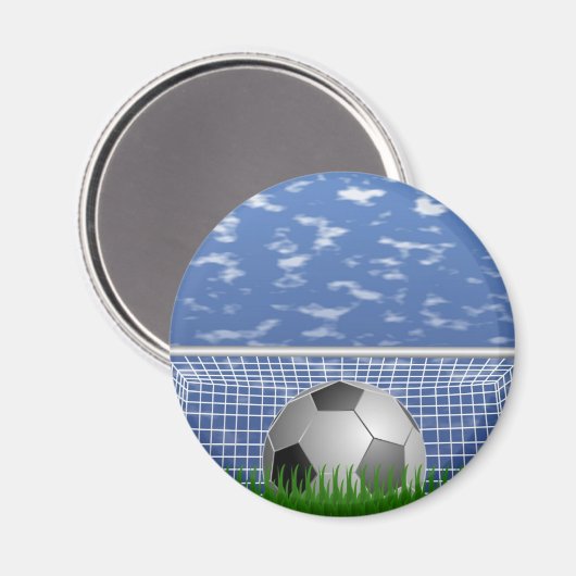 Voetbal en net magneet (Voorkant / Achterkant)