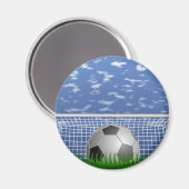Voetbal en netto magneet (Voorkant / Achterkant)