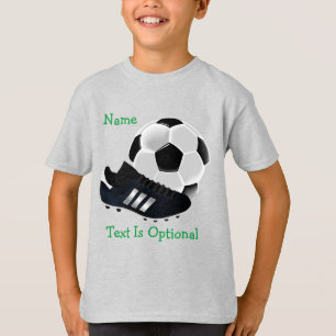 Voetbal en reiniging t-shirt
