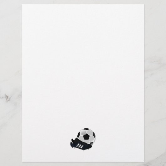 Voetbal en schoen flyer (Achterkant)