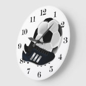 voetbal en schoen grote klok (Hoek)