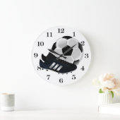 voetbal en schoen grote klok (Huis)