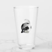 Voetbal en schoenen, glas (Voorkant)