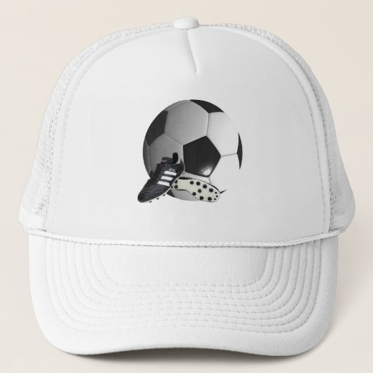 Voetbal en schoenen, trucker pet (Voorkant)