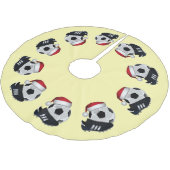 Voetbal- en schoenkerstmis kerstboom rok (Gekanteld)
