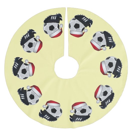 Voetbal- en schoenkerstmis kerstboom rok (Voorkant)
