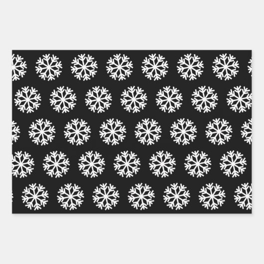 Voetbal en Snowflake Red en Black Kerstmis Inpakpapier Vel (Voorkant 3)