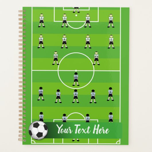 Voetbal en team planner (Voorkant)