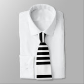Voetbal en zwarte witte strepen stropdas (Gebonden)