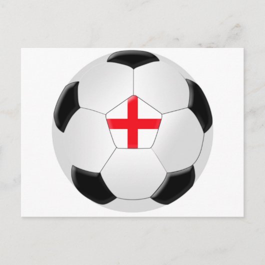 Voetbal - Engeland Briefkaart (Voorkant)