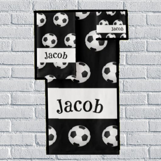 Voetbal Engelse Voetbal Futbol Handdoek Set